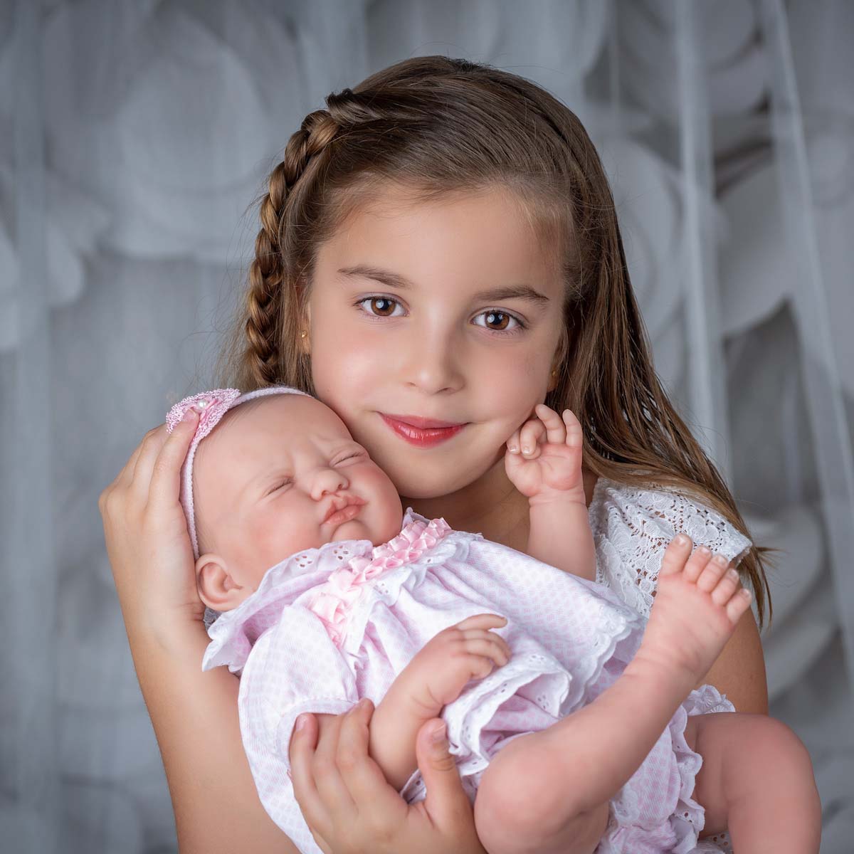 Reborn Doll | Weighted & Hand Painted Soft Body | Leonor Dolls Award in Pink & White