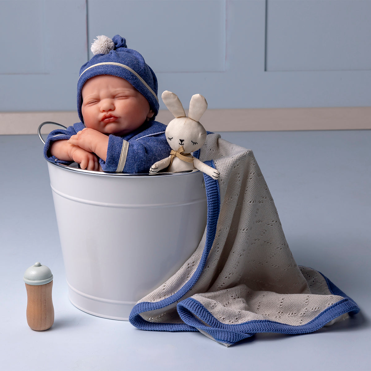 Reborn Doll | Weighted Hand Painted Soft Vinyl | Limited Edition | Mateo | Sailor Blue