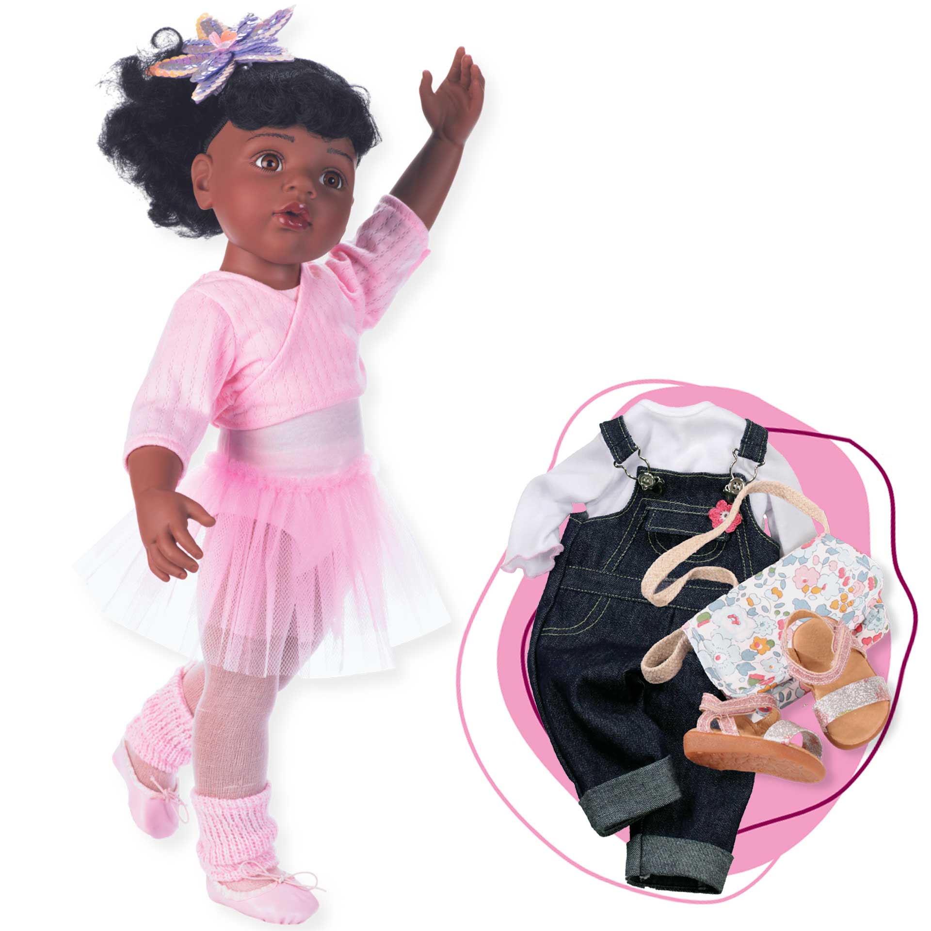Götz Handcrafted Doll - Girl Hannah-Lea - At the Ballet