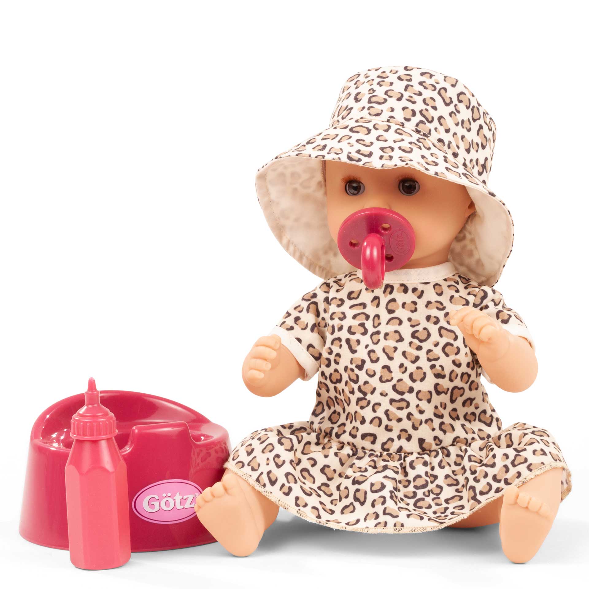 Götz Bath Baby Doll Plus Potty - Sleepy Aquini Baby - Cats