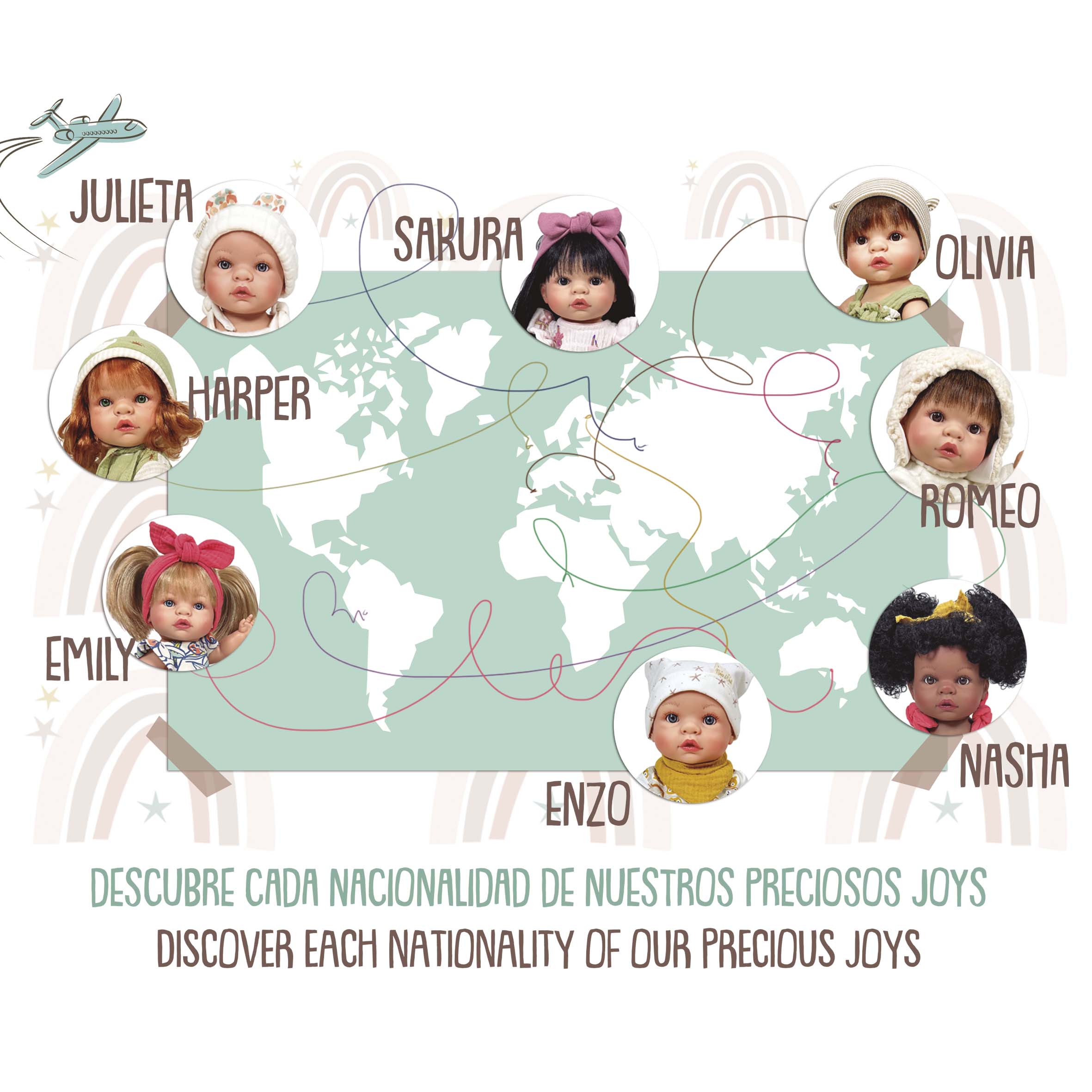 Handmade Collectible Joy Collection Enzo Baby Doll by Nines D&