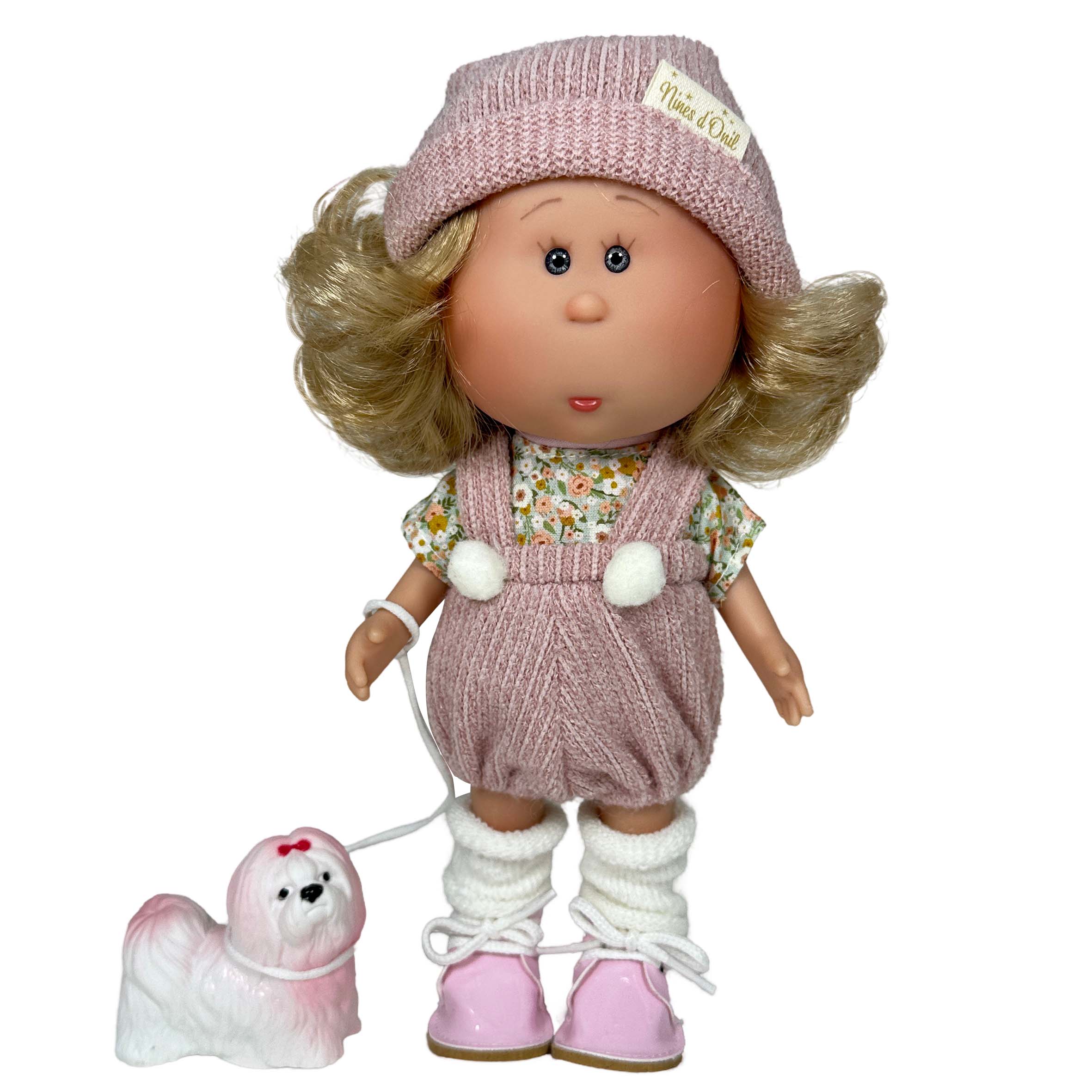 Handcrafted Collectible Little Mia Pet Blonde Doll (3162) by Nines D&