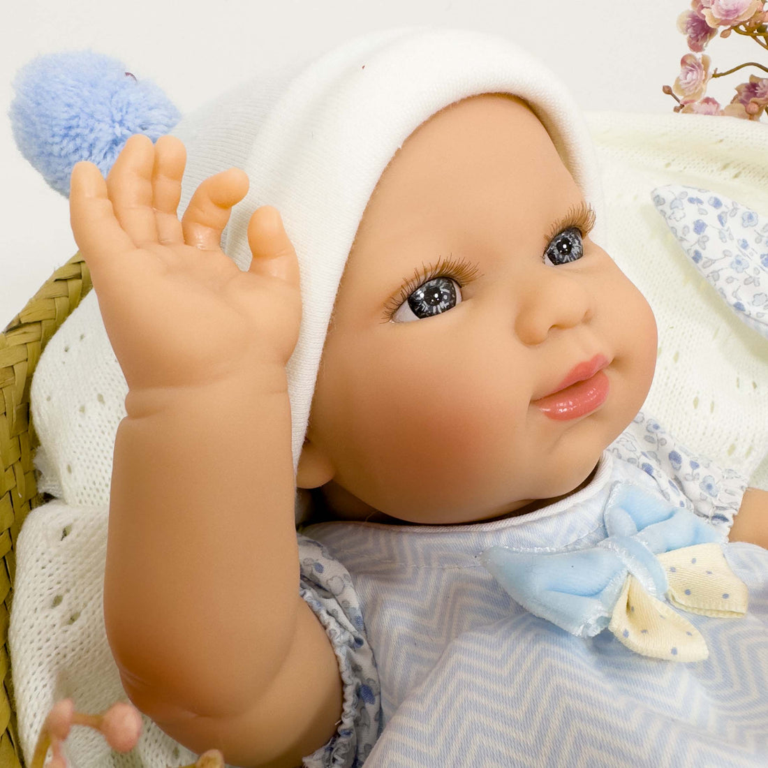 Handcrafted Baby Doll Dou Dou Real Boy by Nines d&