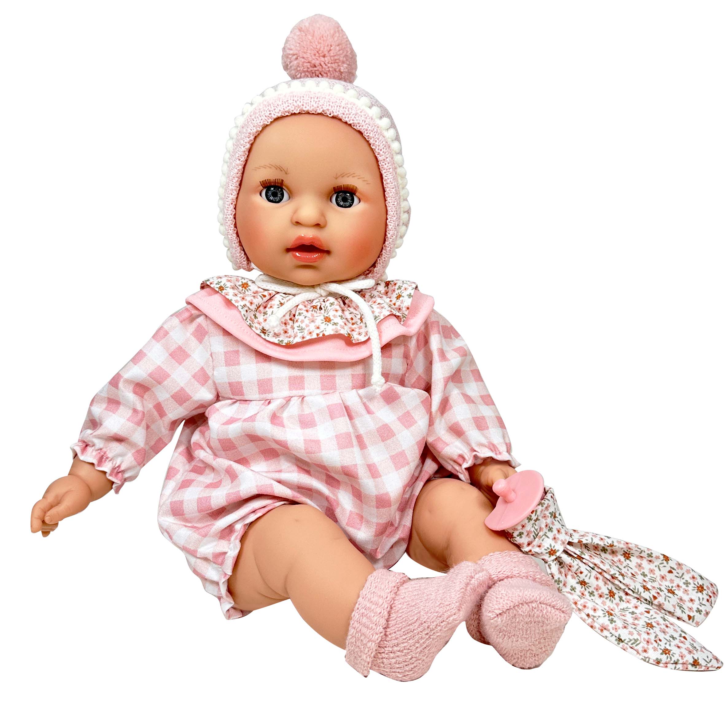 Handcrafted Baby Doll Alex Pompon by Nines d&