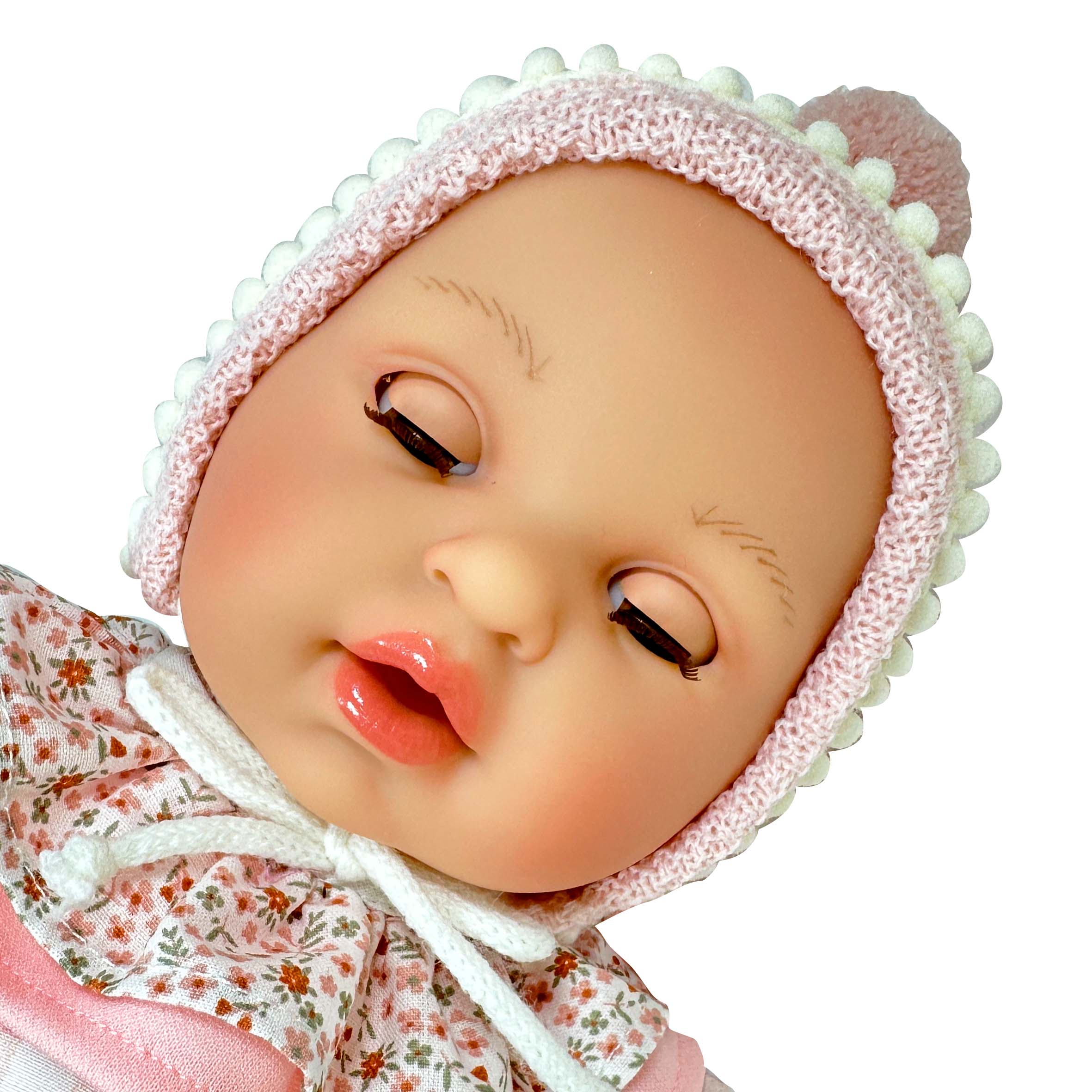 Handcrafted Baby Doll Alex Pompon by Nines d&