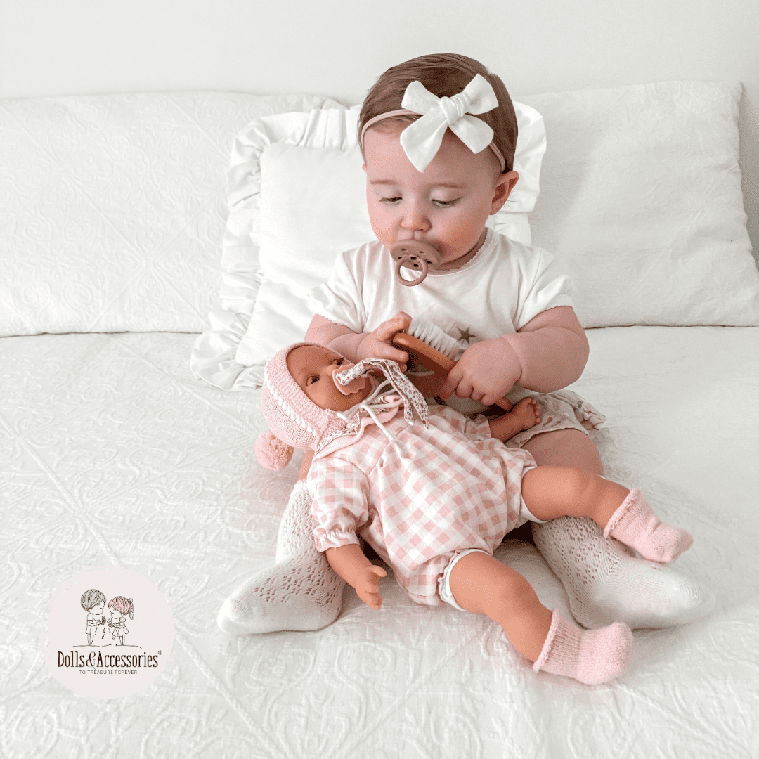 Handcrafted Baby Doll Alex Pompon by Nines d&