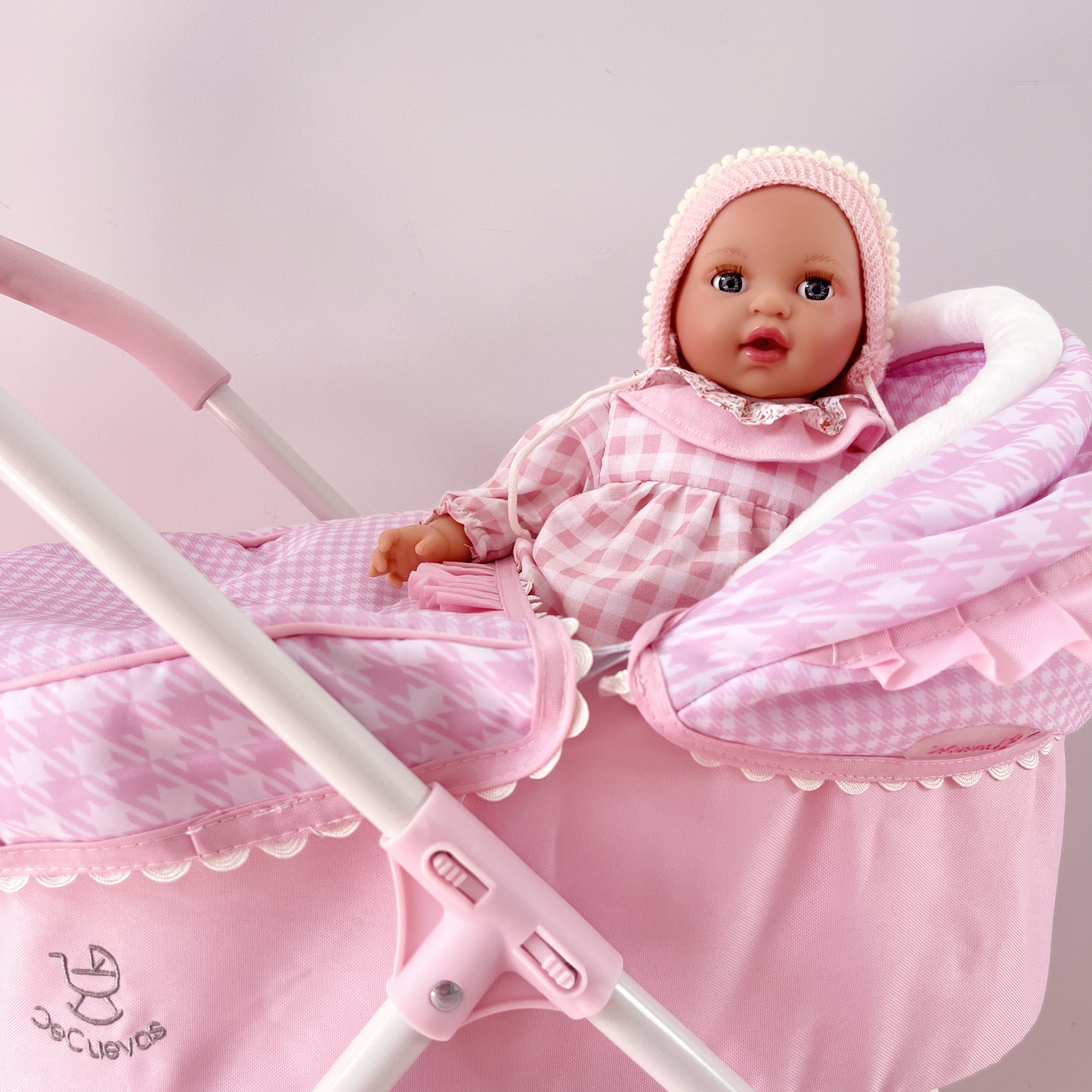 DeCuevas Toys Sophie Foldable Doll Pram with Parasol