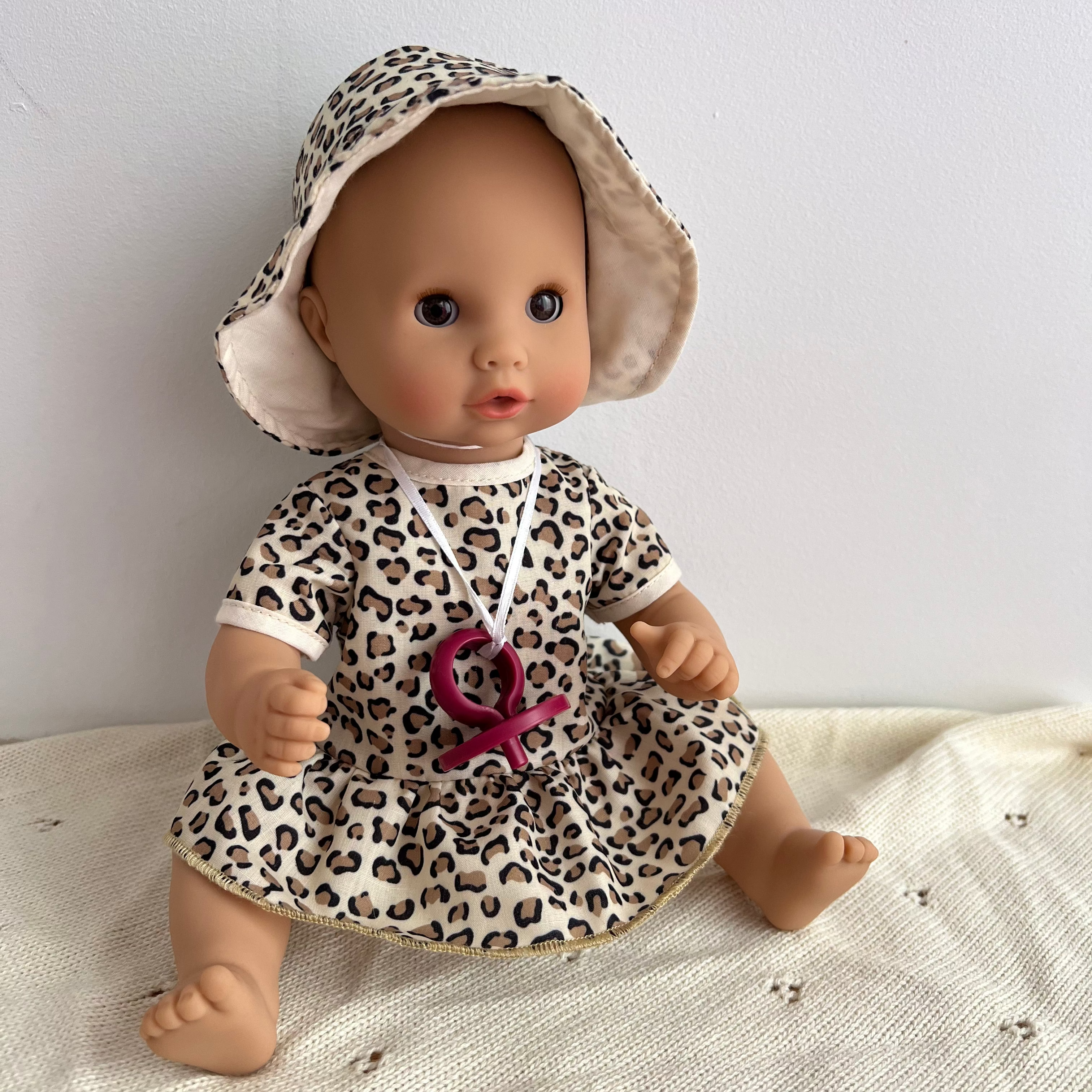 Götz Bath Baby Doll Plus Potty - Sleepy Aquini Baby - Cats