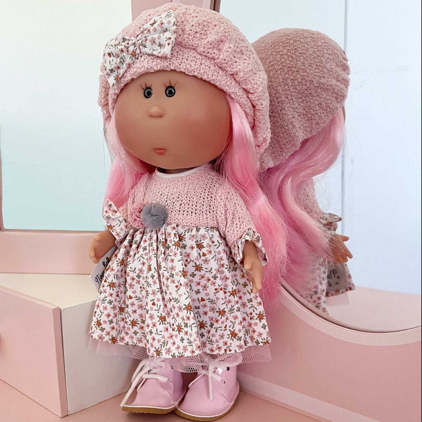 Handcrafted Collectible Little Mia Frenchie Doll by Nines D&