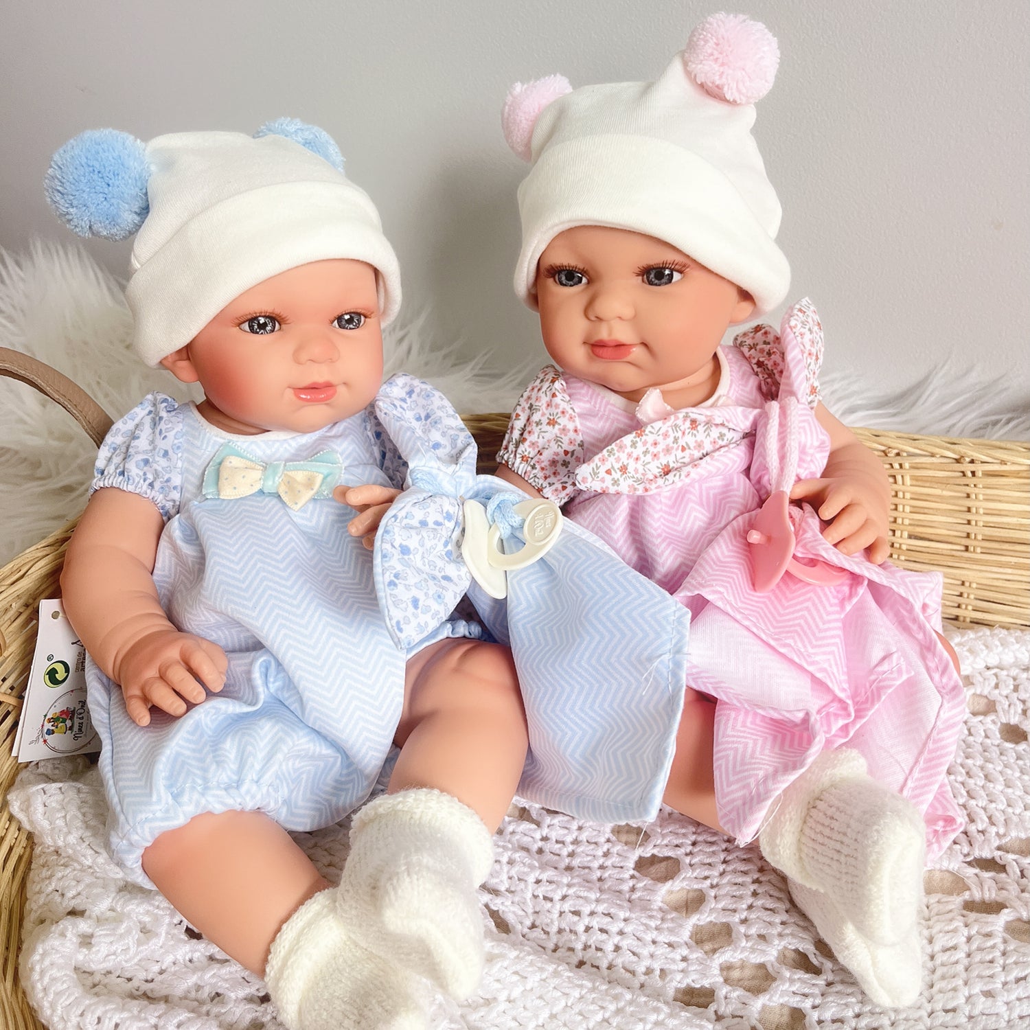 Handcrafted Baby Doll Dou Dou Real Boy by Nines d&