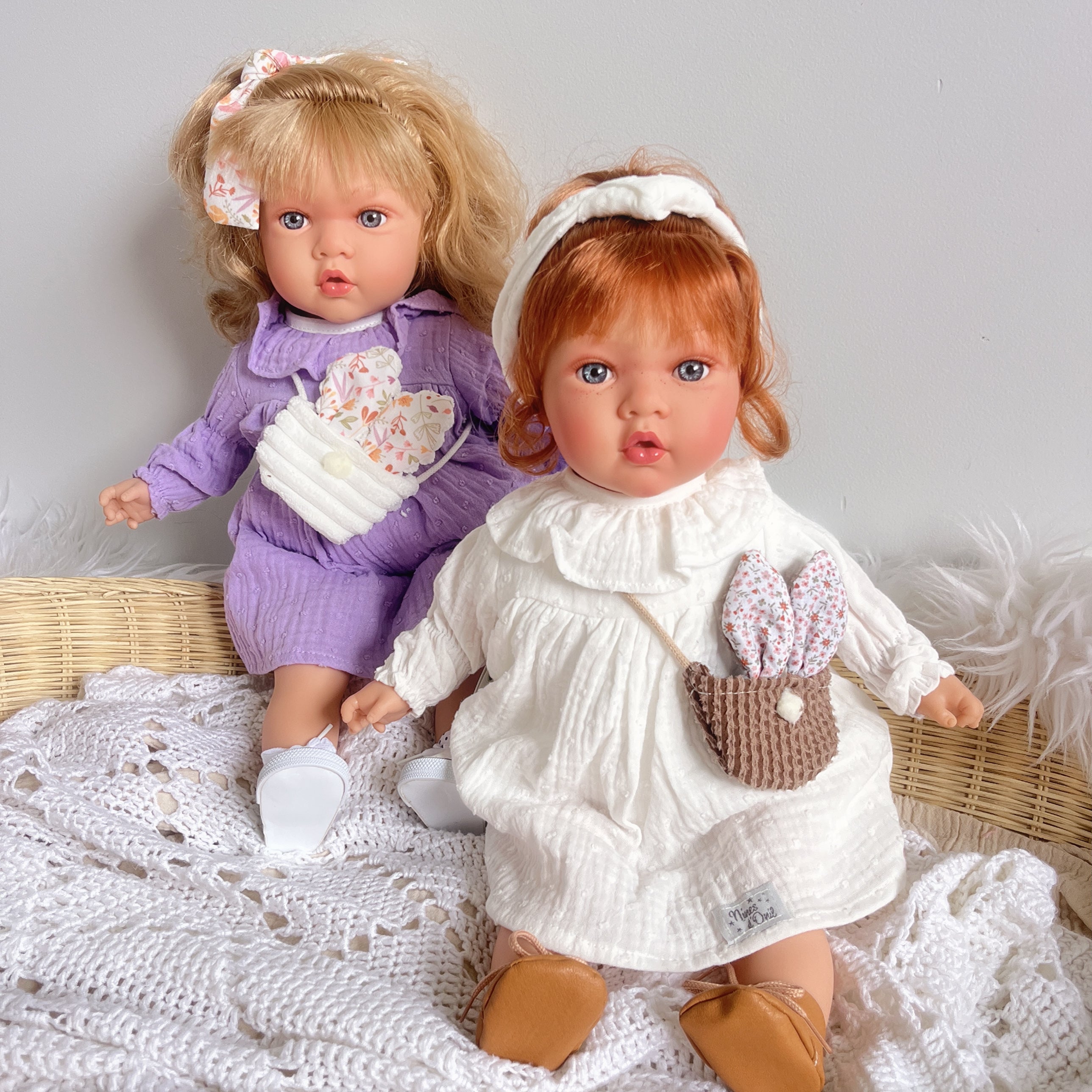 Handcrafted Susette Plumeti Blonde Doll by Nines D&