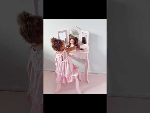 Handcrafted Collectible Mia Romper Flower Bouquet Wavy Blonde Hair (2027_1) by Nines D&