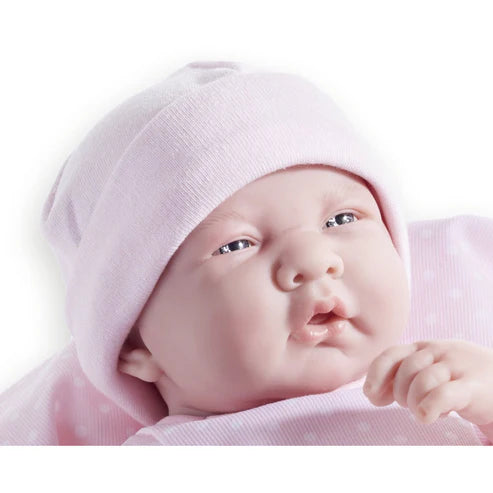 La Newborn Boutique Baby Doll Real Girl Doll Pink Outfit 9 Pcs Gift Se Dolls and Accessories