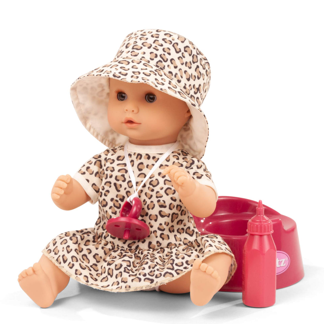 Götz Bath Baby Doll Plus Potty - Sleepy Aquini Baby - Cats