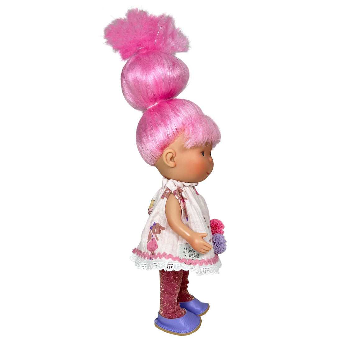 Handcrafted Collectible Pippa Cotton Pink Doll (2801) by Nines D&