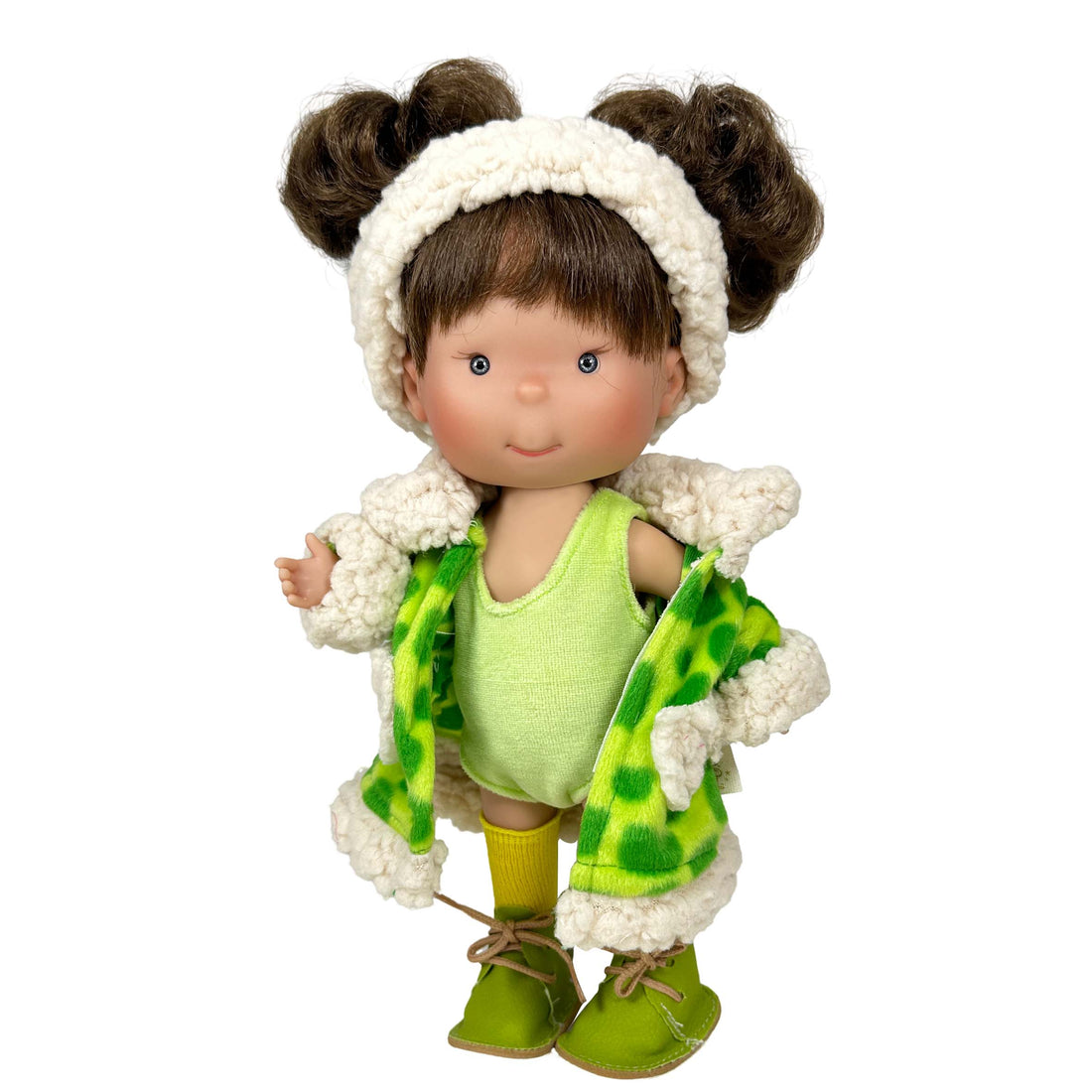 Handcrafted Collectible Pippa Green Coat Doll (2811) by Nines D&