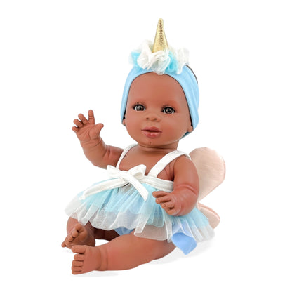 Andrea Baby Doll Unicorn Aquamarine