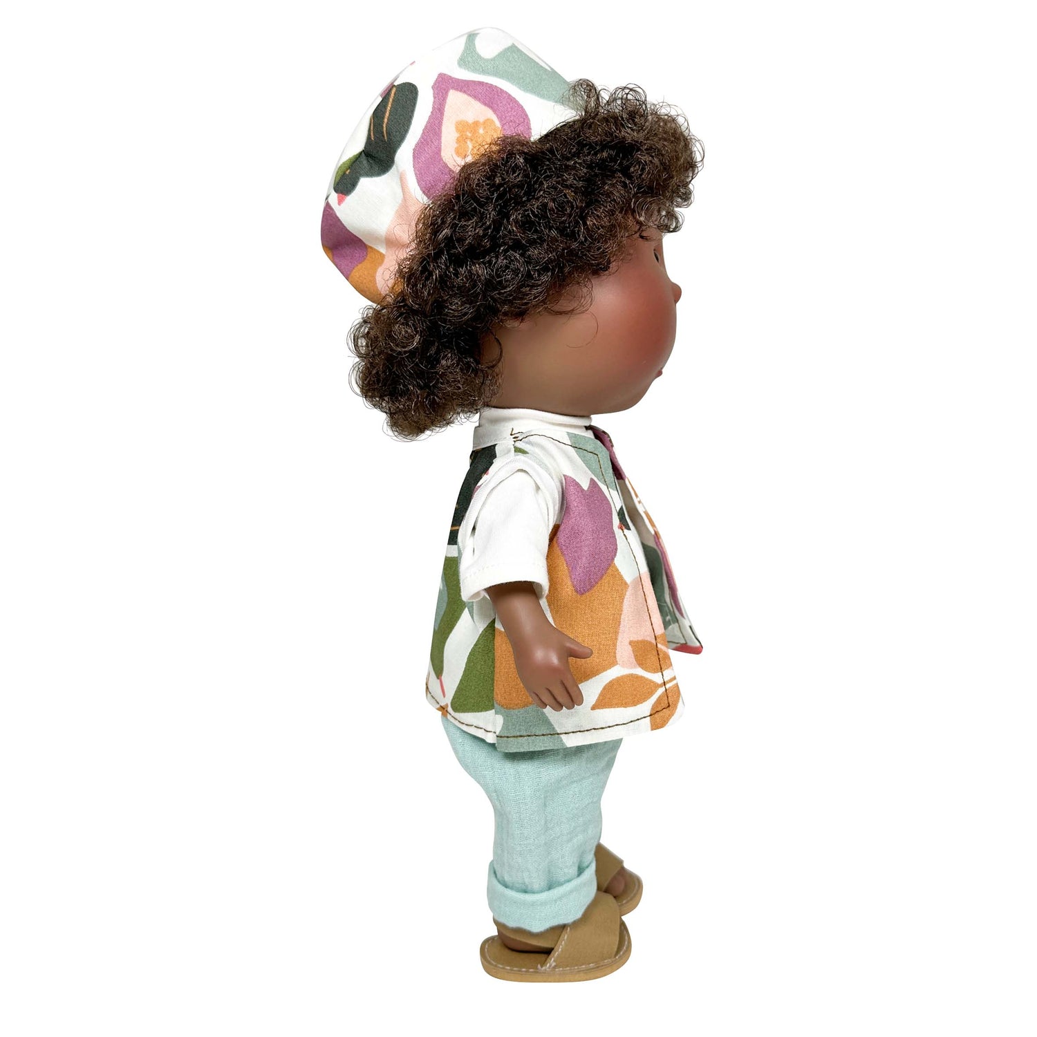 Handcrafted Collectible Mia (Mio) Afro Doll (3407) by Nines D&