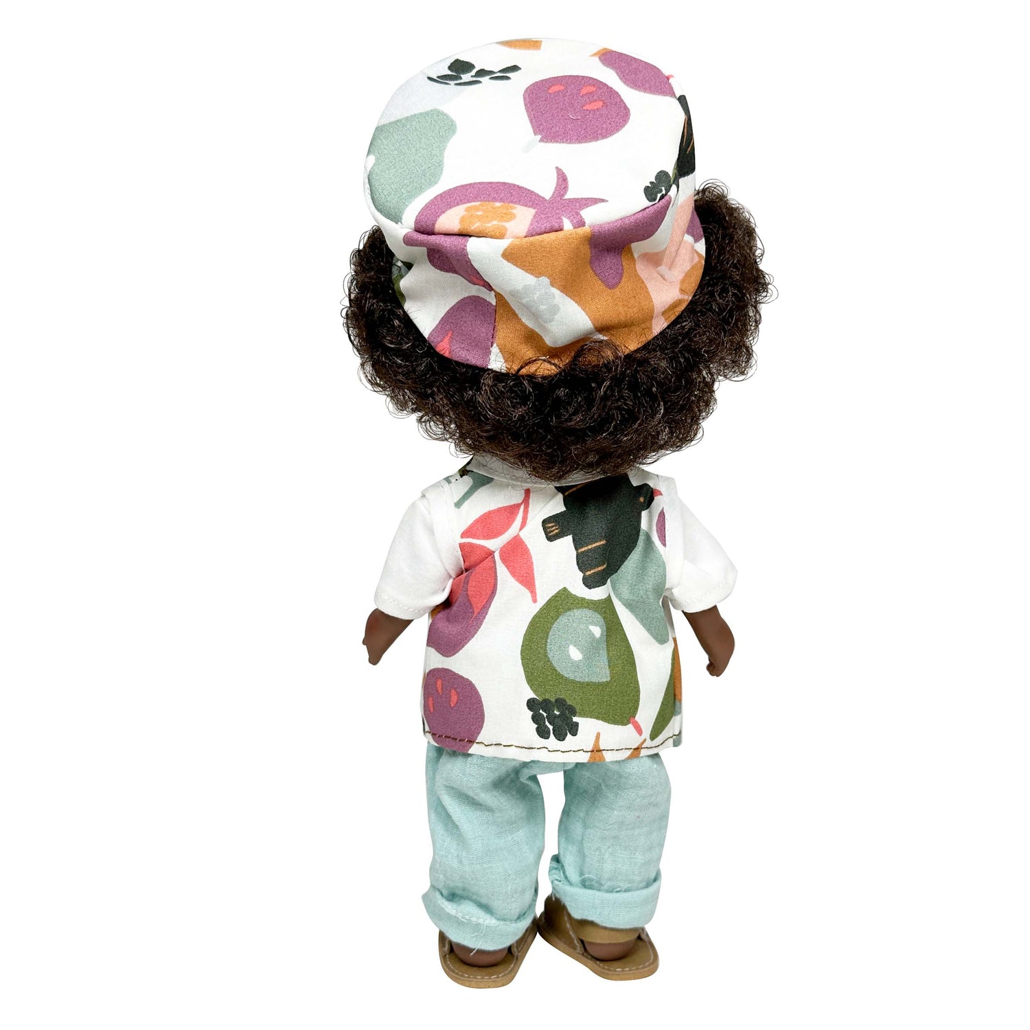 Handcrafted Collectible Mia (Mio) Afro Doll (3407) by Nines D&