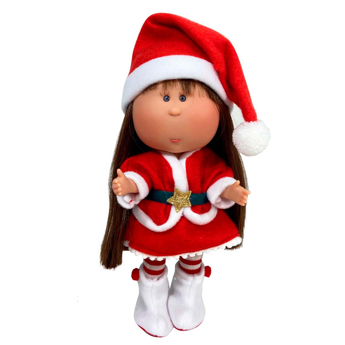 Handcrafted Collectible Mia Christmas (Noel) Doll - by Nines D&