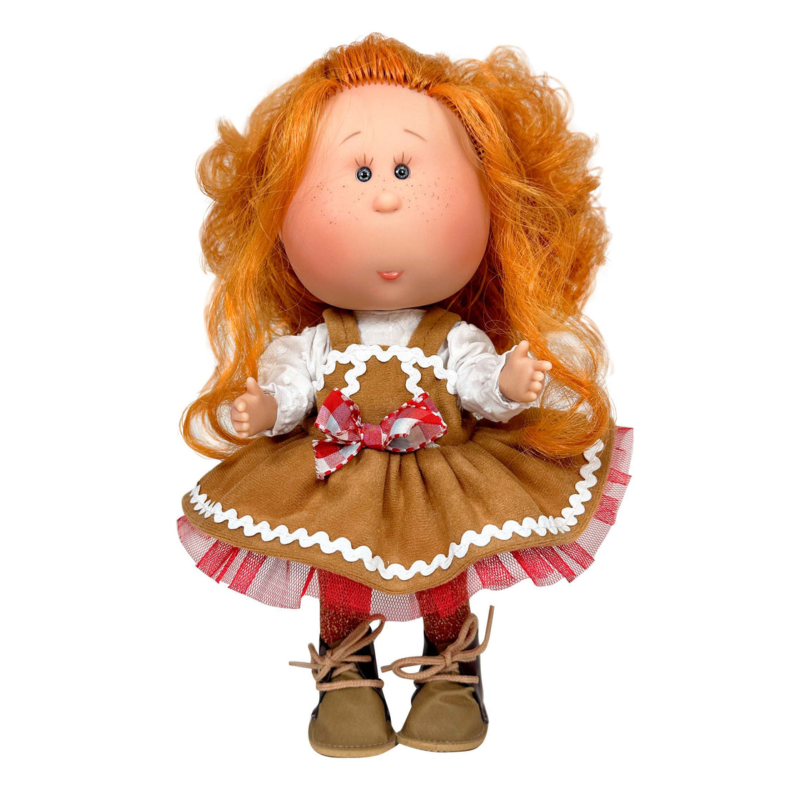 Handcrafted Collectible Mia Christmas (Ginger) Doll - by Nines D&