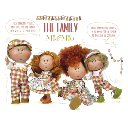 Handcrafted Collectible Little Mio Family Doll (3164) by Nines D&
