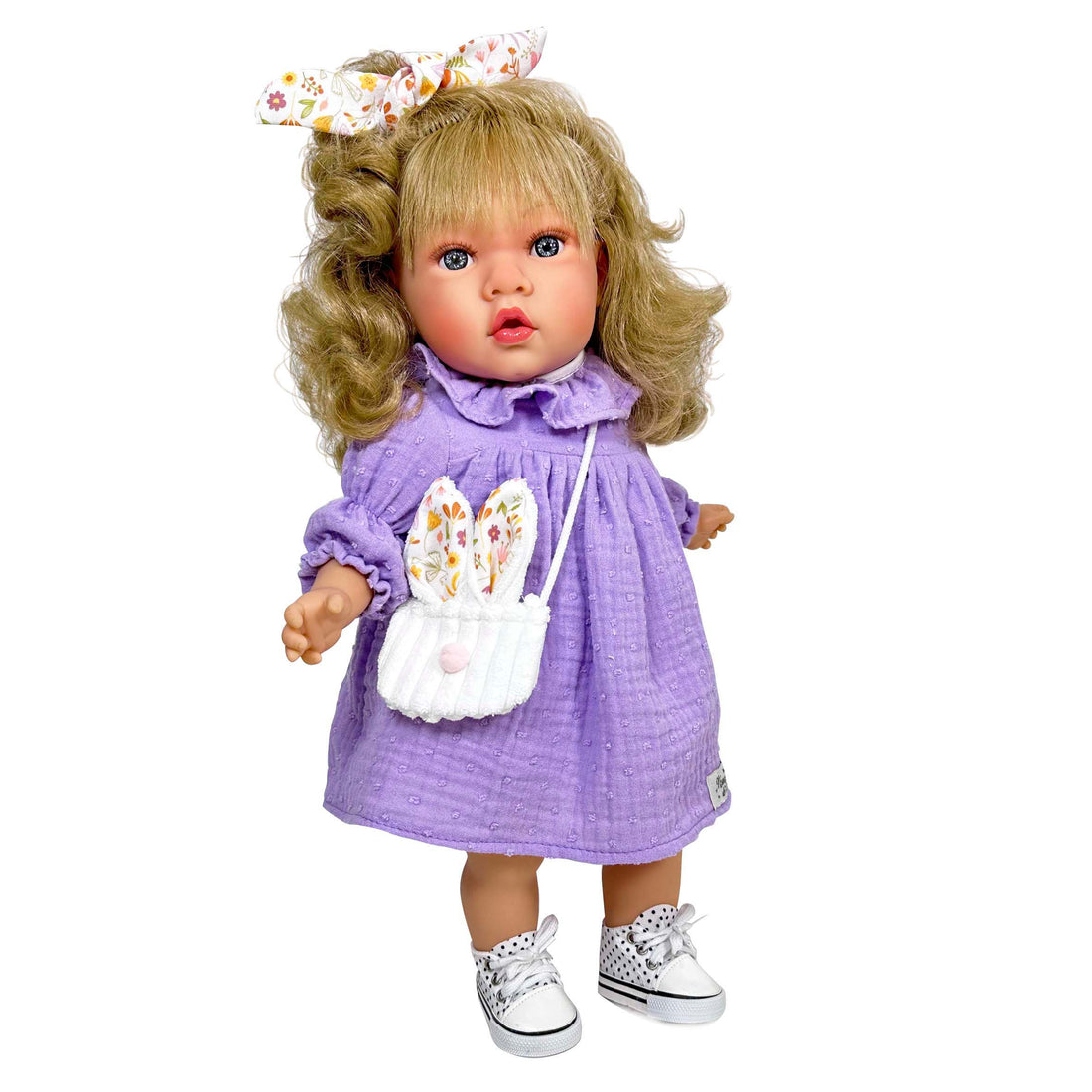 Handcrafted Susette Plumeti Blonde Toddler Doll by Nines D&