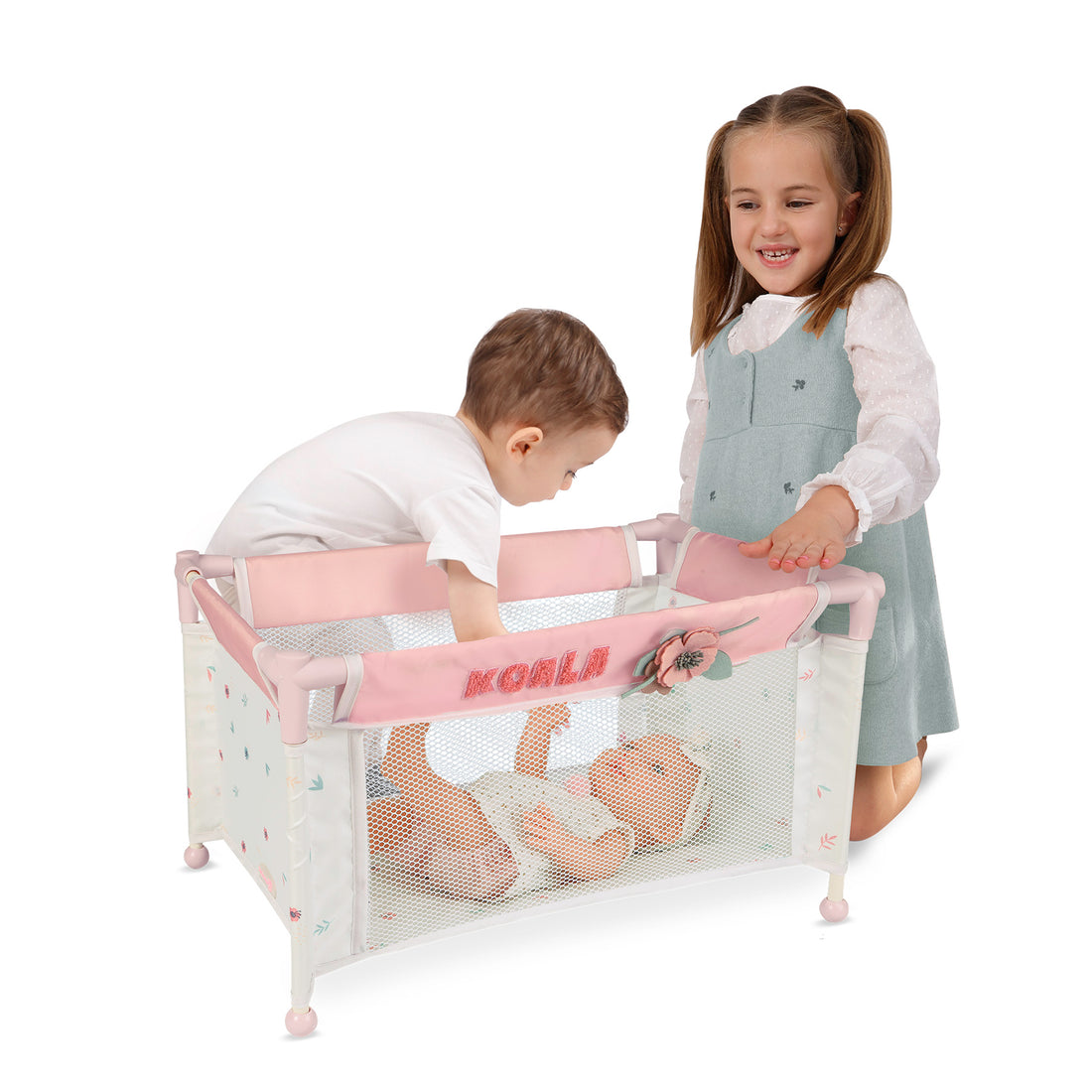 DeCuevas Toys Koala Travel Cot for Dolls