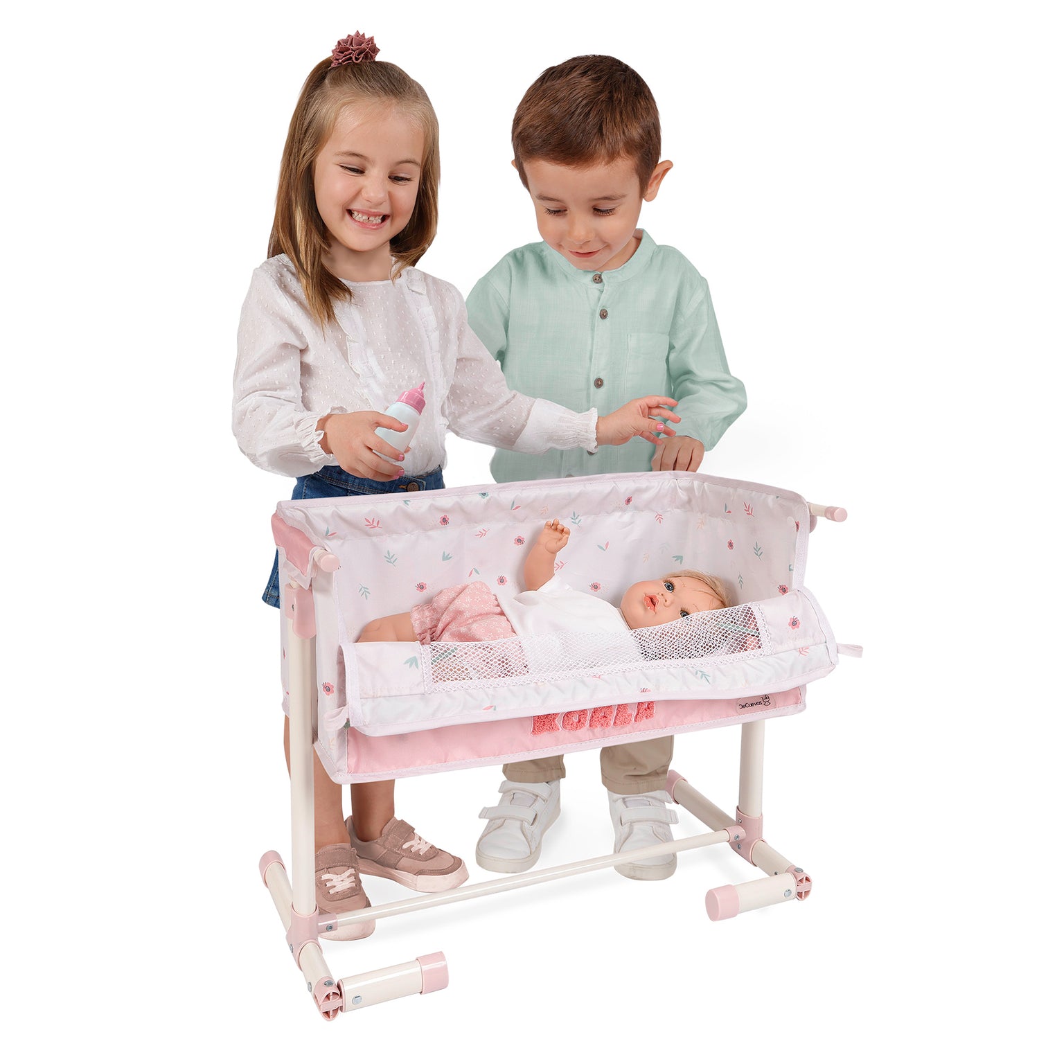 DeCuevas Toys Koala Adjustable Sleep With Me Doll Cot