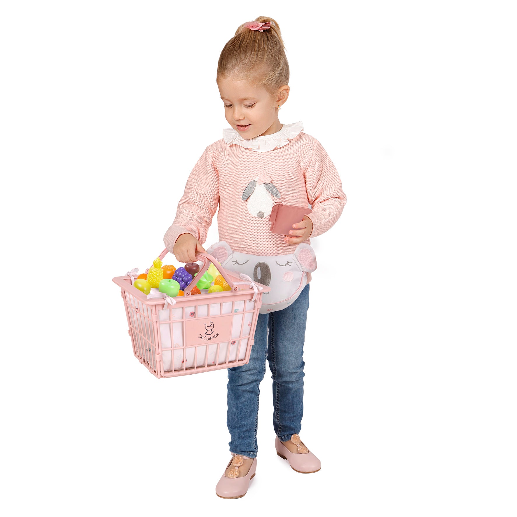 DeCuevas Toys Koala Supermarket Trolley with Accessories and Baby Carrier