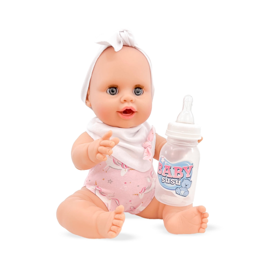 Interactive Baby Doll Susú Pink and White
