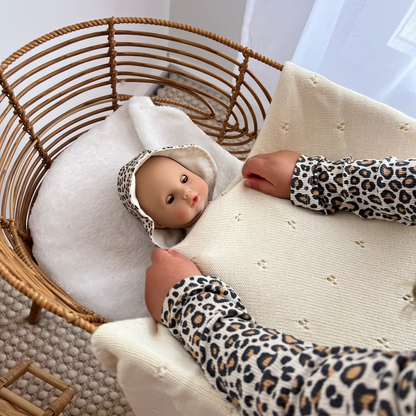 Götz Bath Baby Doll Plus Potty - Sleepy Aquini Baby - Cats