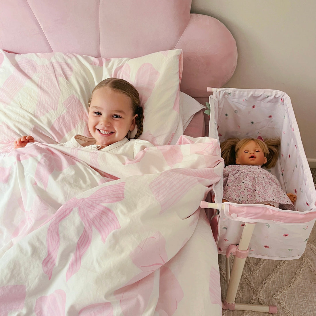 DeCuevas Toys Koala Adjustable Sleep With Me Co-Sleeper Doll Cot