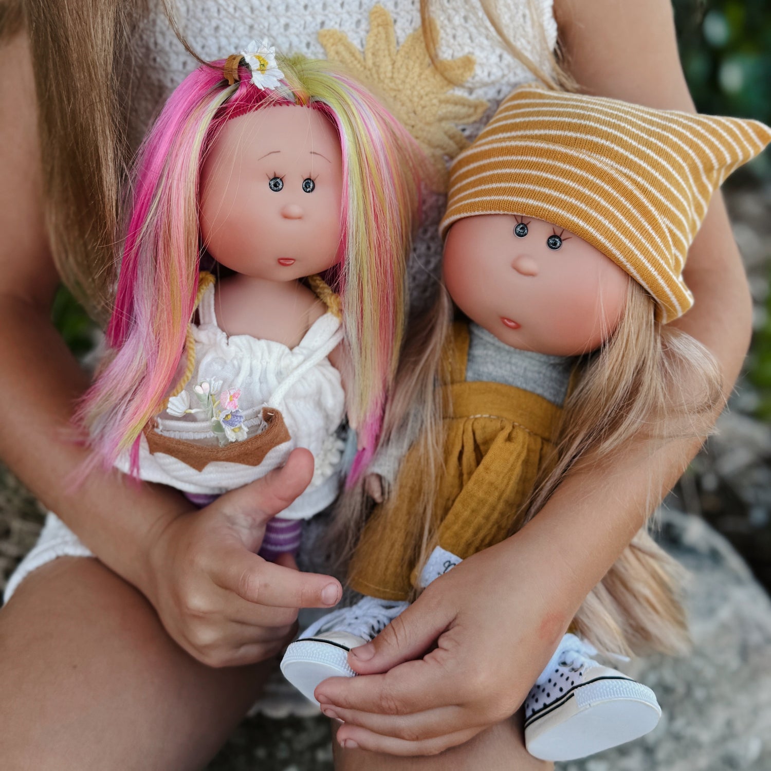 Handcrafted Collectible Mia Miss Mustard Doll by Nines D&