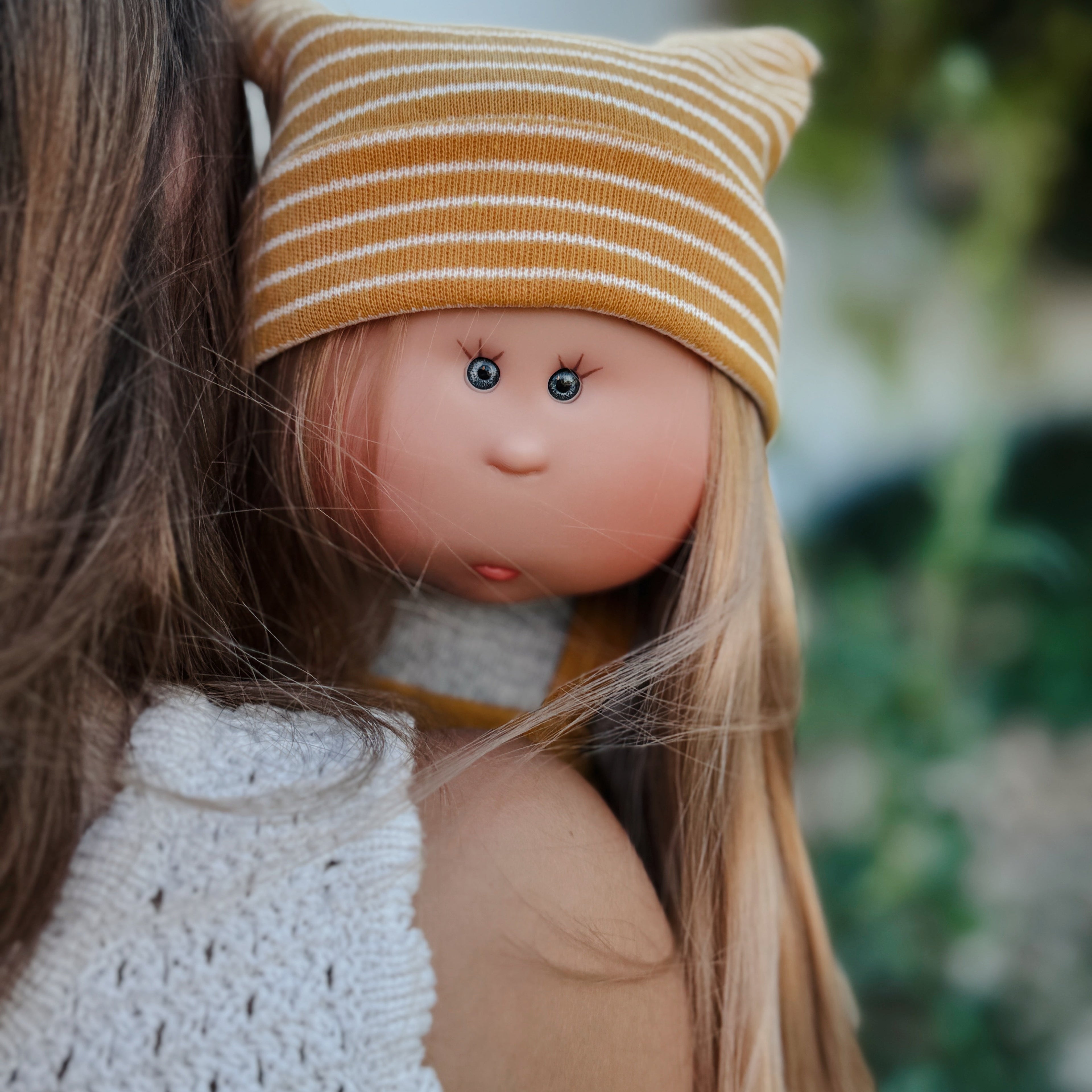 Handcrafted Collectible Mia Miss Mustard Doll by Nines D&