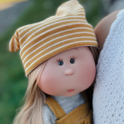 Handcrafted Collectible Mia Miss Mustard Doll by Nines D&