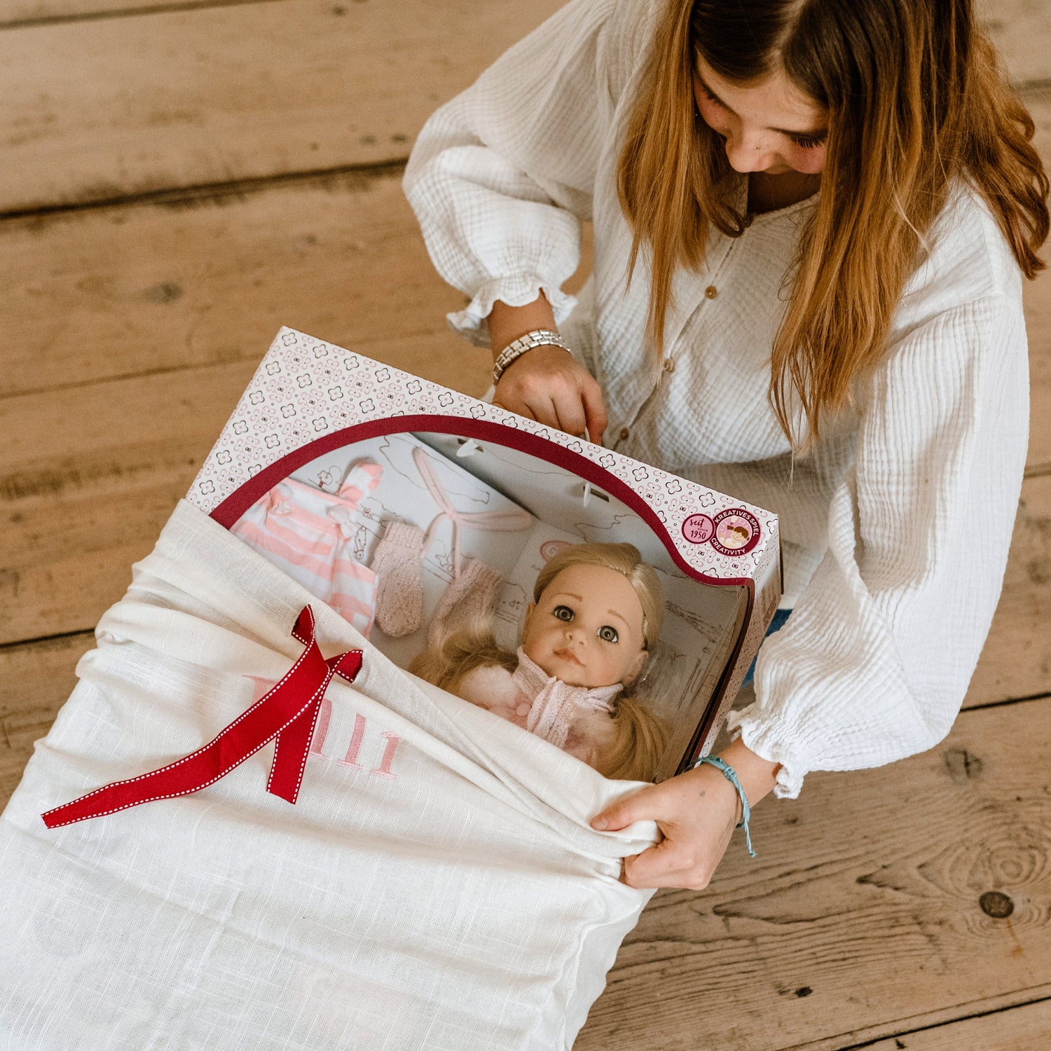 Götz Handcrafted Doll - Girl Hannah - Princess