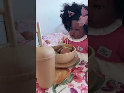Handcrafted Addis African Dancer Toddler Doll by Nines D&