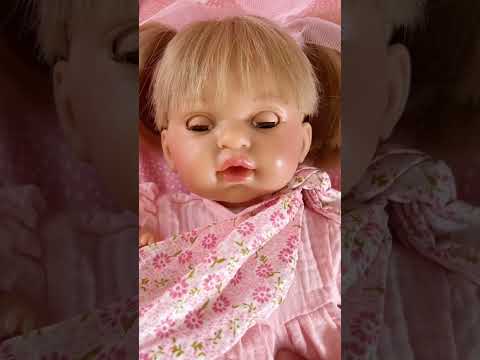 Handcrafted Baby Doll Blonde Alex with Baby by Nines d&
