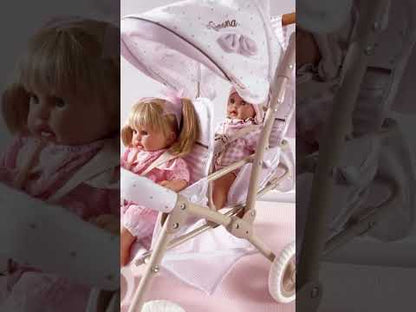 Handcrafted Baby Doll Blonde Alex with Baby by Nines d&