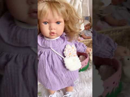 Handcrafted Susette Plumeti Blonde Doll by Nines D&