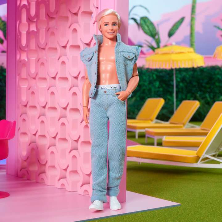 Barbie The Movie Collectible Ken deals Doll Wearing Denim Matching Set