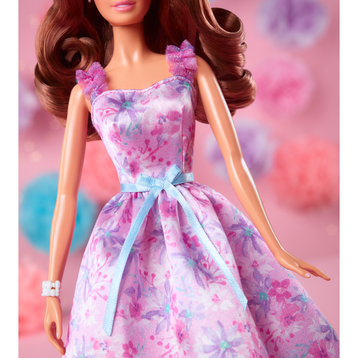 Barbie Signature Birthday Wishes Collectible Doll in Lilac Dress With Giftable Packaging